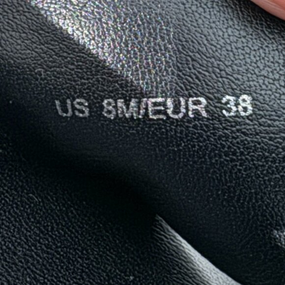 VINCE Black Leather Criss Cross Slide Sandals - Size 8 - NEW! - Picture 7 of 7